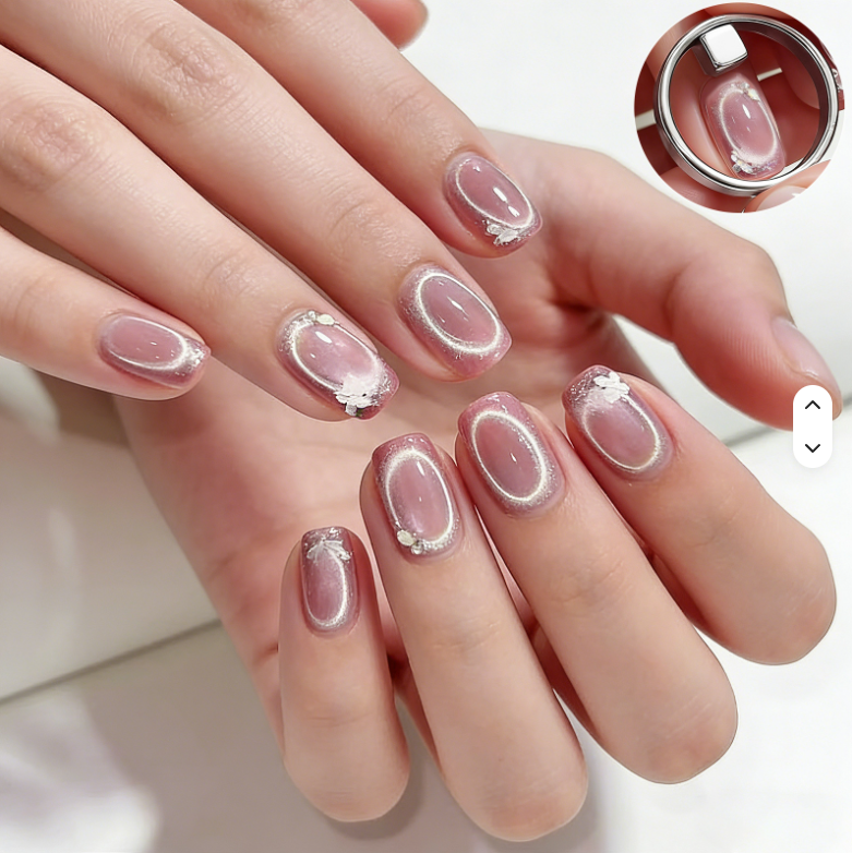 Circular Nail Magnet For Cat Eye