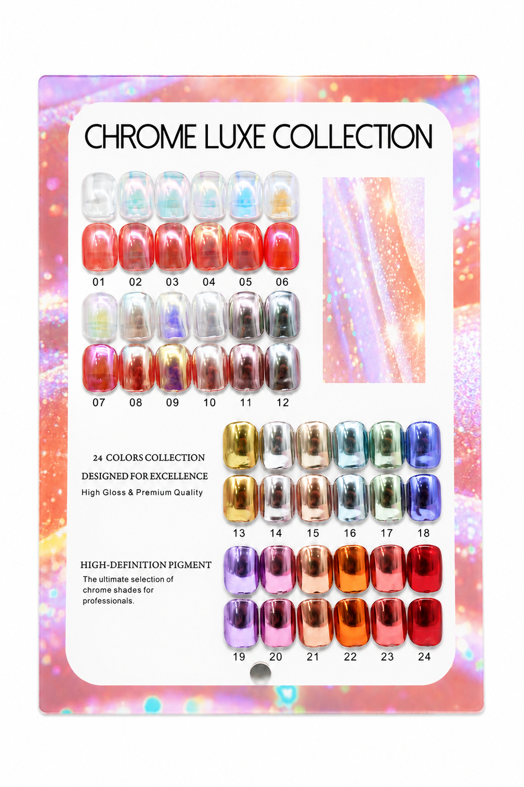Chrome Luxe Collection - Set 24 Colors
