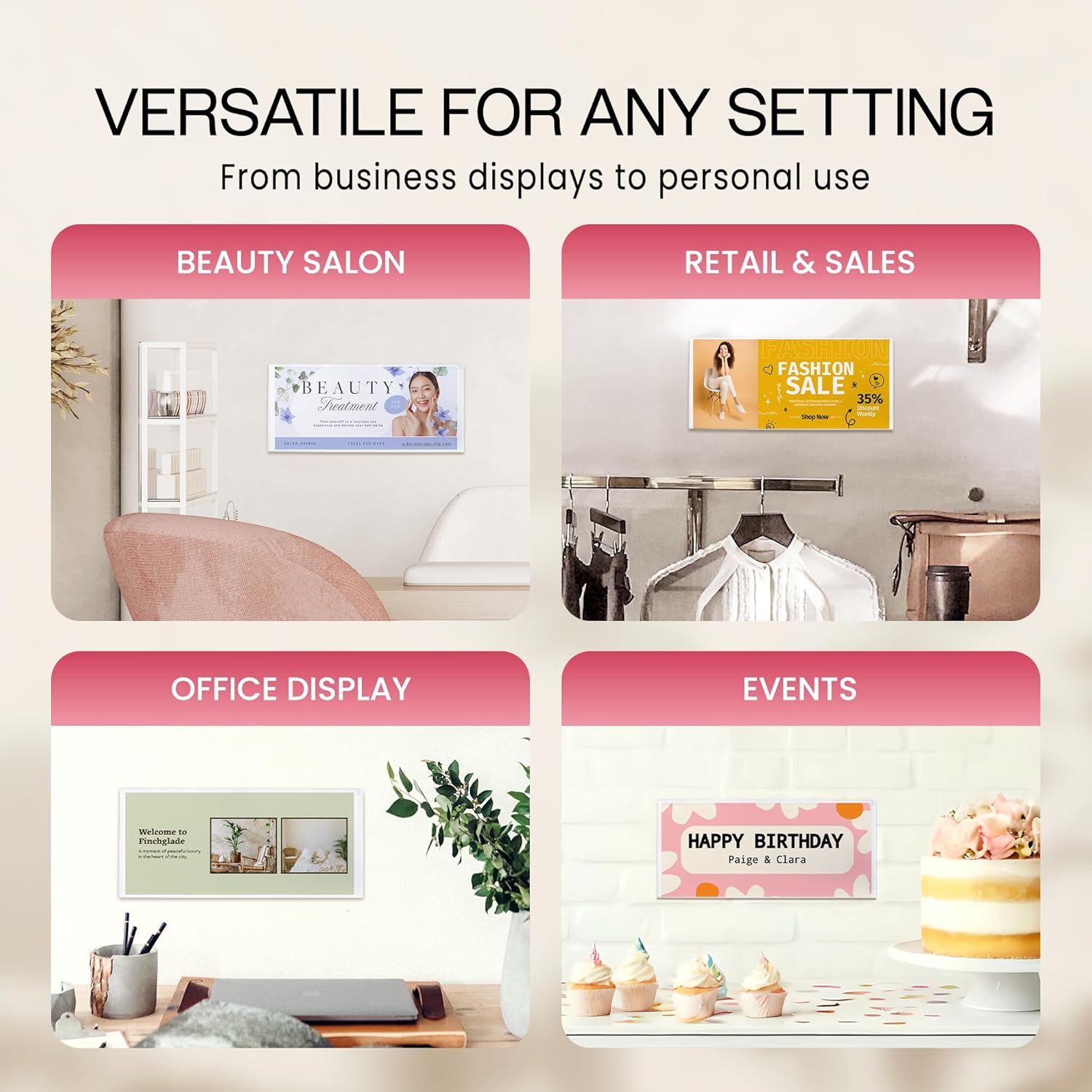 Clear Acrylic License Holder