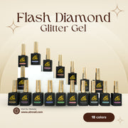 ATN Flash Diamond Glitter Gel - Set 18 Colors