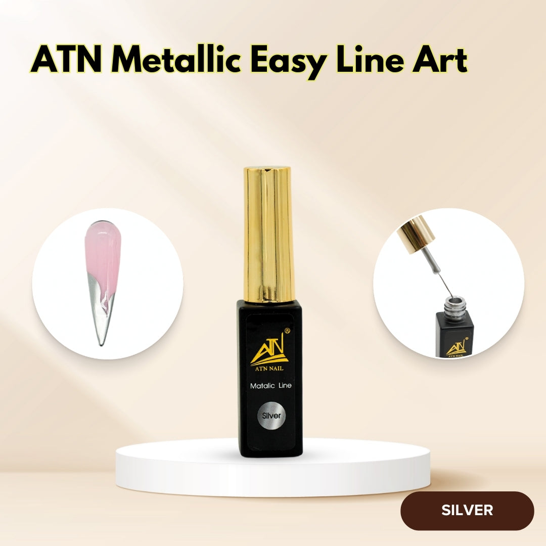 ATN Metallic Easy Line Art - Bạc &amp; Vàng