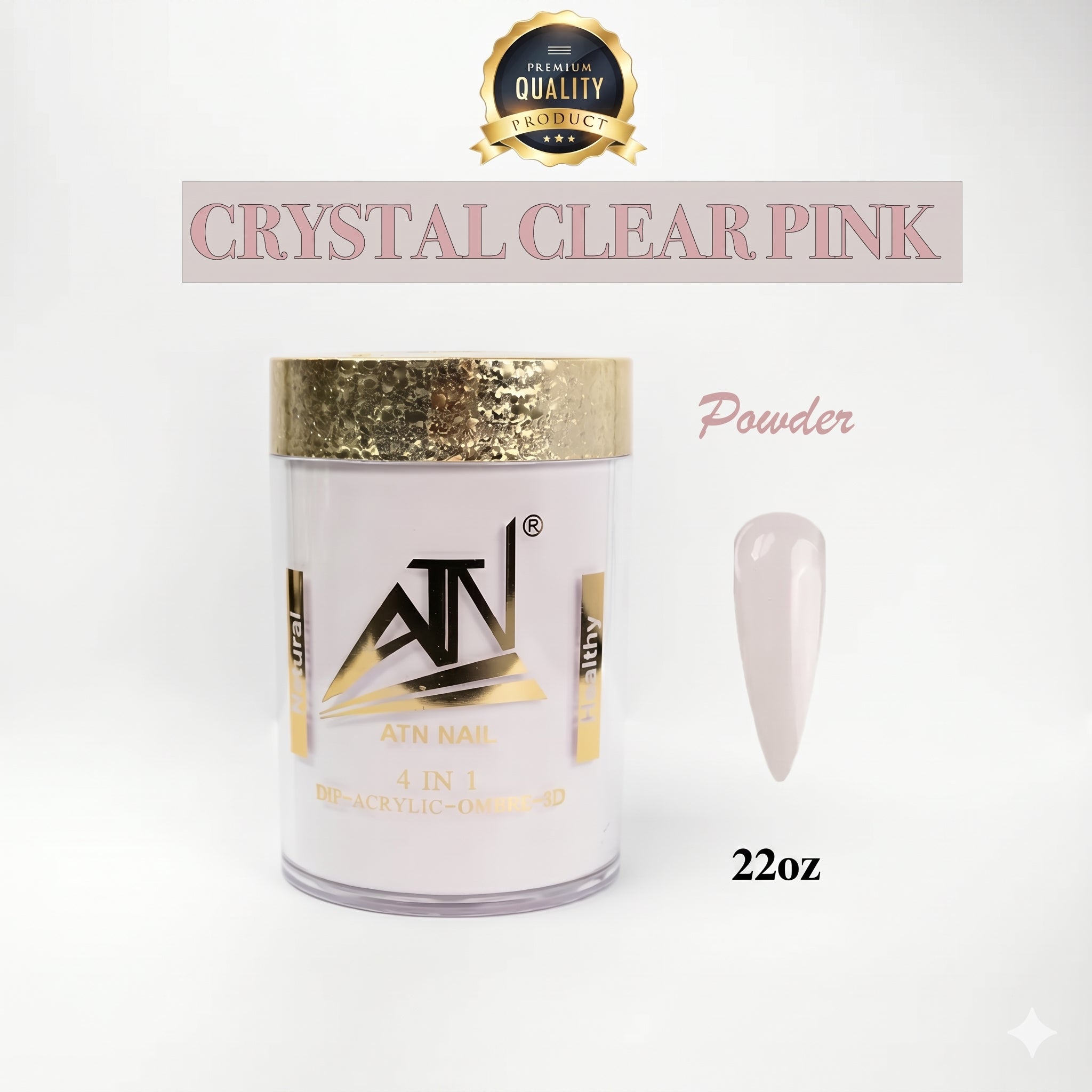 Crystal Clear Pink (Natural Sheer Pink)