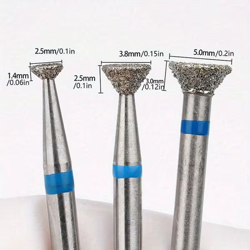 MŨI KHOAN - DŨA SẠCH CUTICLE - BẠC
