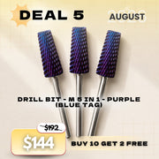 DEAL 5: DRILL BIT M 5 IN 1 PURPLE - BUY 10 GET 2 FREE