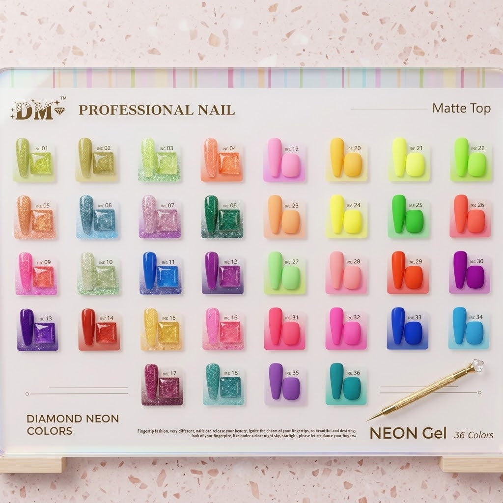 DM Diamond Neon - Set 36 Colors