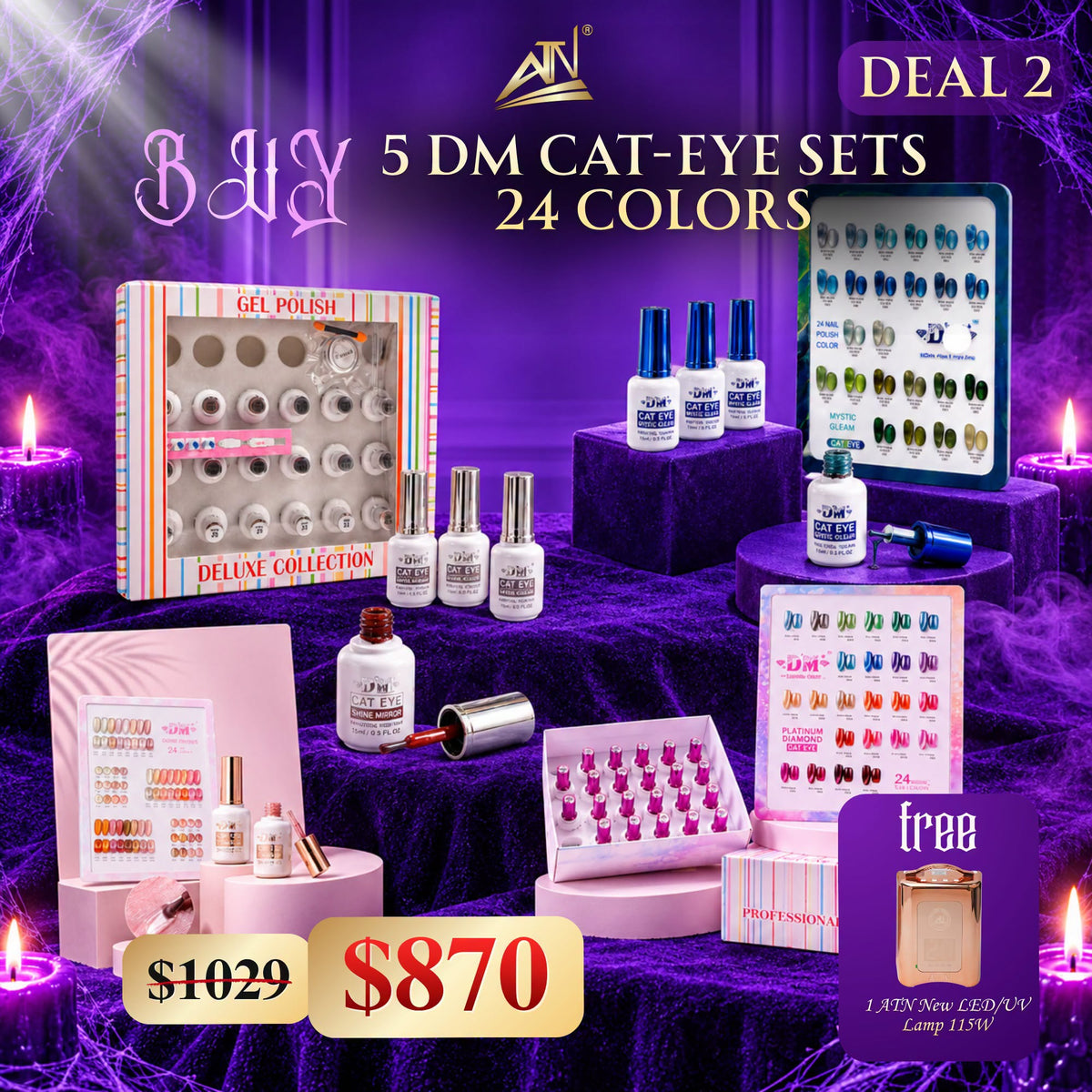 DEAL 2: BUY 5 SET DM CAT EYE GET 1 NEW LAMP 115W FREE
