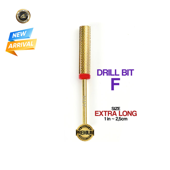 Set DRILL BIT _ EXTRA LONG - GOLD- 6pcs