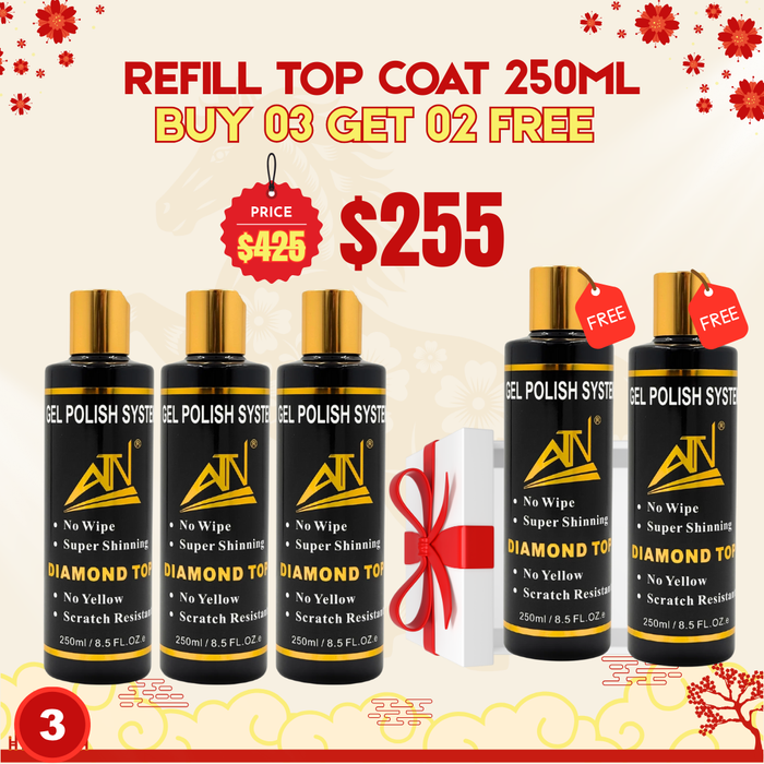 FS03 -  Refill Topcoat 250ml Buy 03 get 02 Free