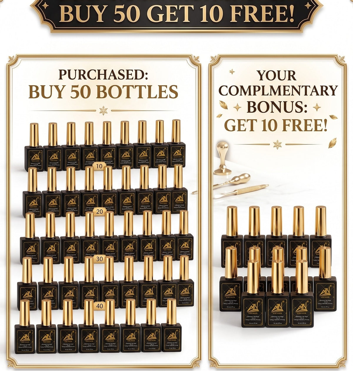 Bộ sản phẩm thiết yếu ATN Gel X Nail