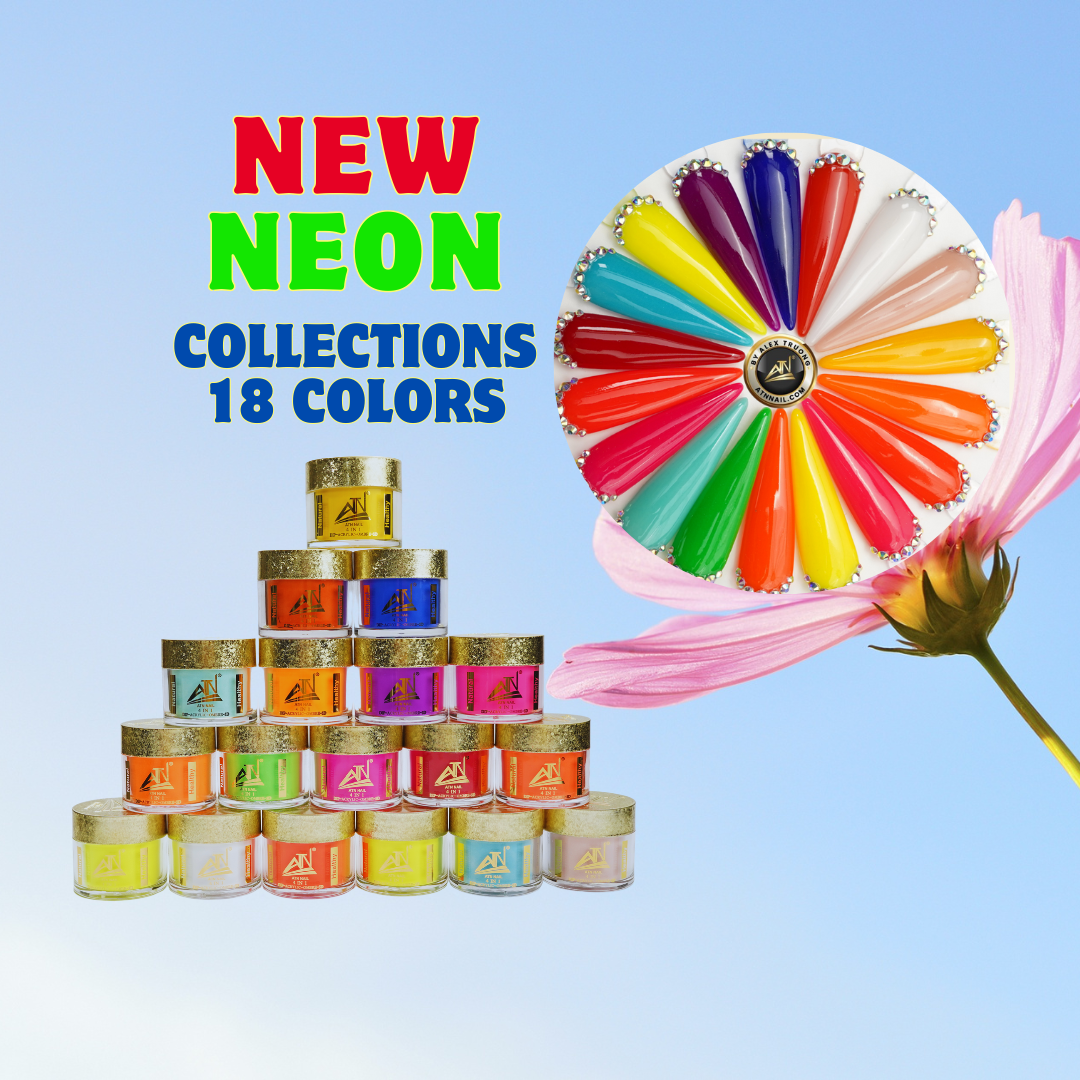 NEW NEON - BỘT PHẤN MÀU BỘT 18 MÀU | 2 oz 