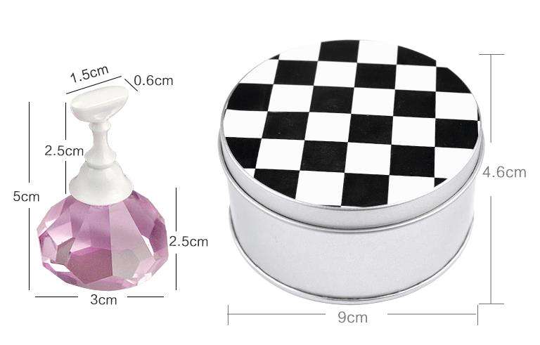 Magnetic Nail Art Chess Board Crystal
