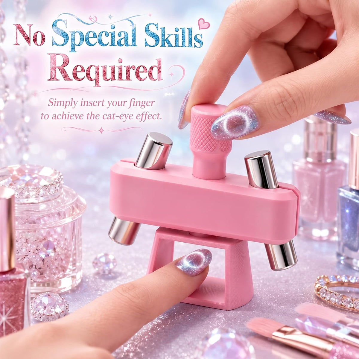 360° Rotating Magnetic Nail Art Tool