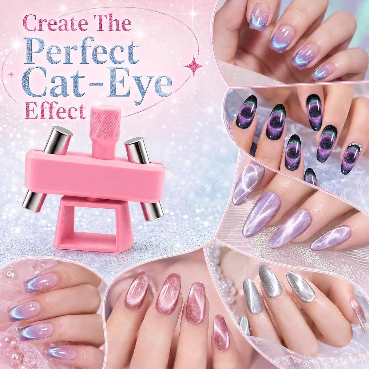 360° Rotating Magnetic Nail Art Tool