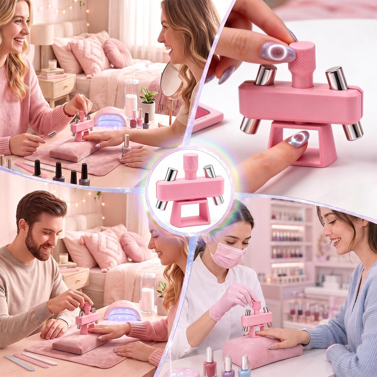 360° Rotating Magnetic Nail Art Tool
