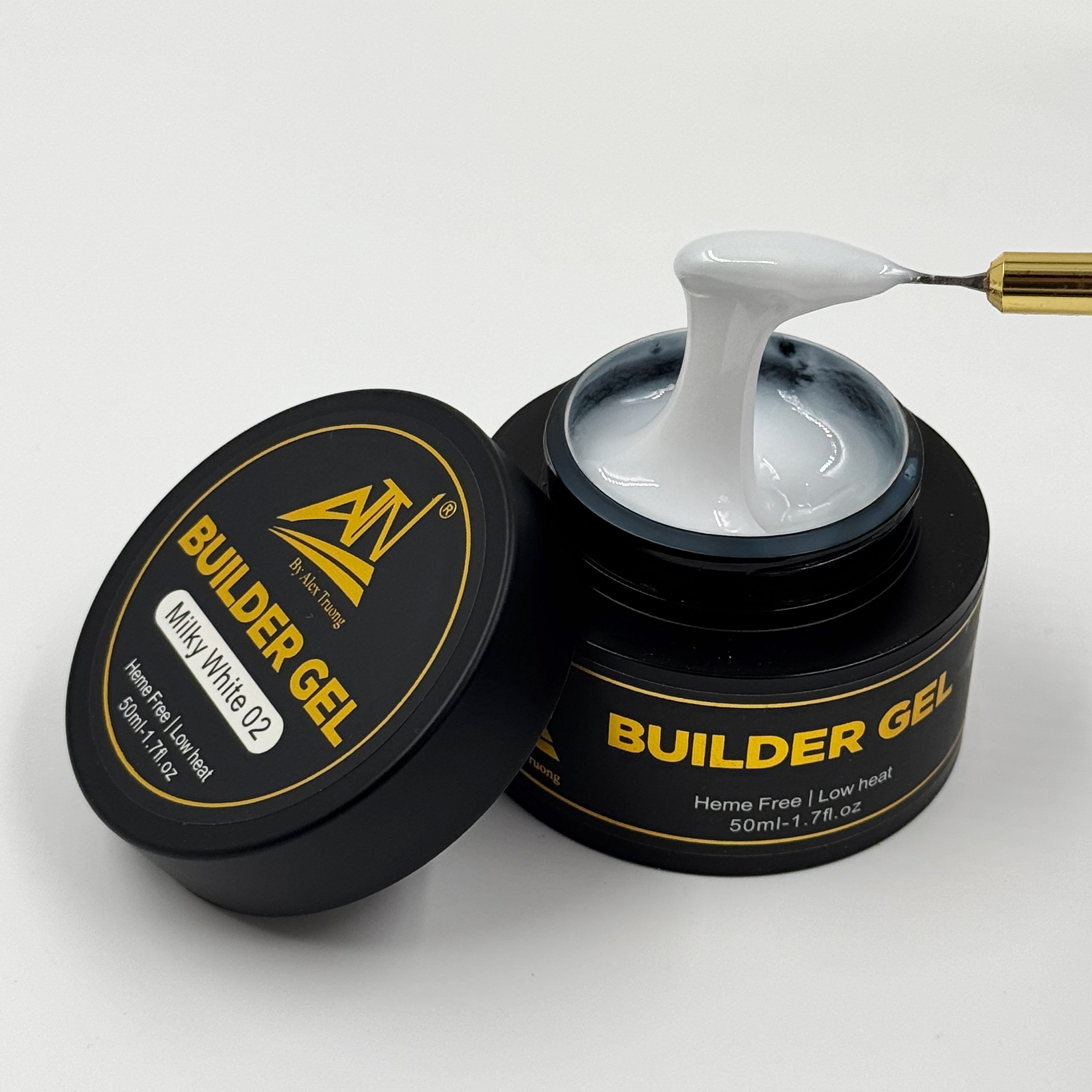 ATN Builder Gel #02 MILKY WHITE