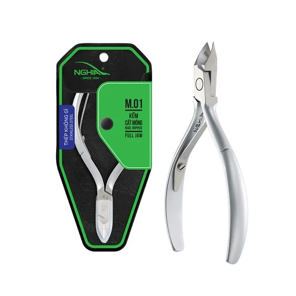 KEM NGHIA - M.01, M.03 - NAIL NIPPER - Stainless Steel - FULL JAW