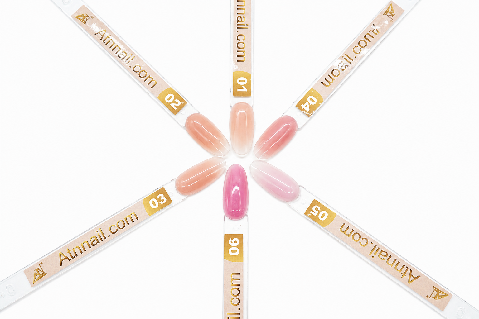 ATN Cafe De Blush Acrylic Powder - Set CF 6 Colors