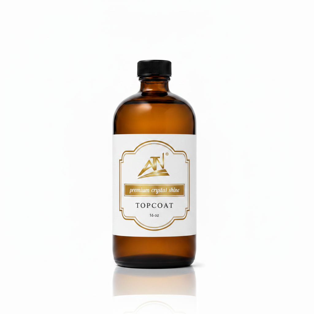 ATN Premium Crystal Shine Topcoat (0.5 oz & 16 oz Refill)