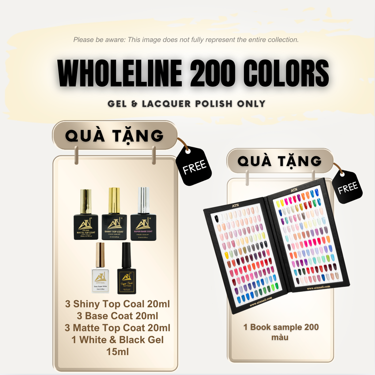 200 MÀU - Từ #01 --> #200 | CHỈ CÓ GEL &amp; SƠN MÀU