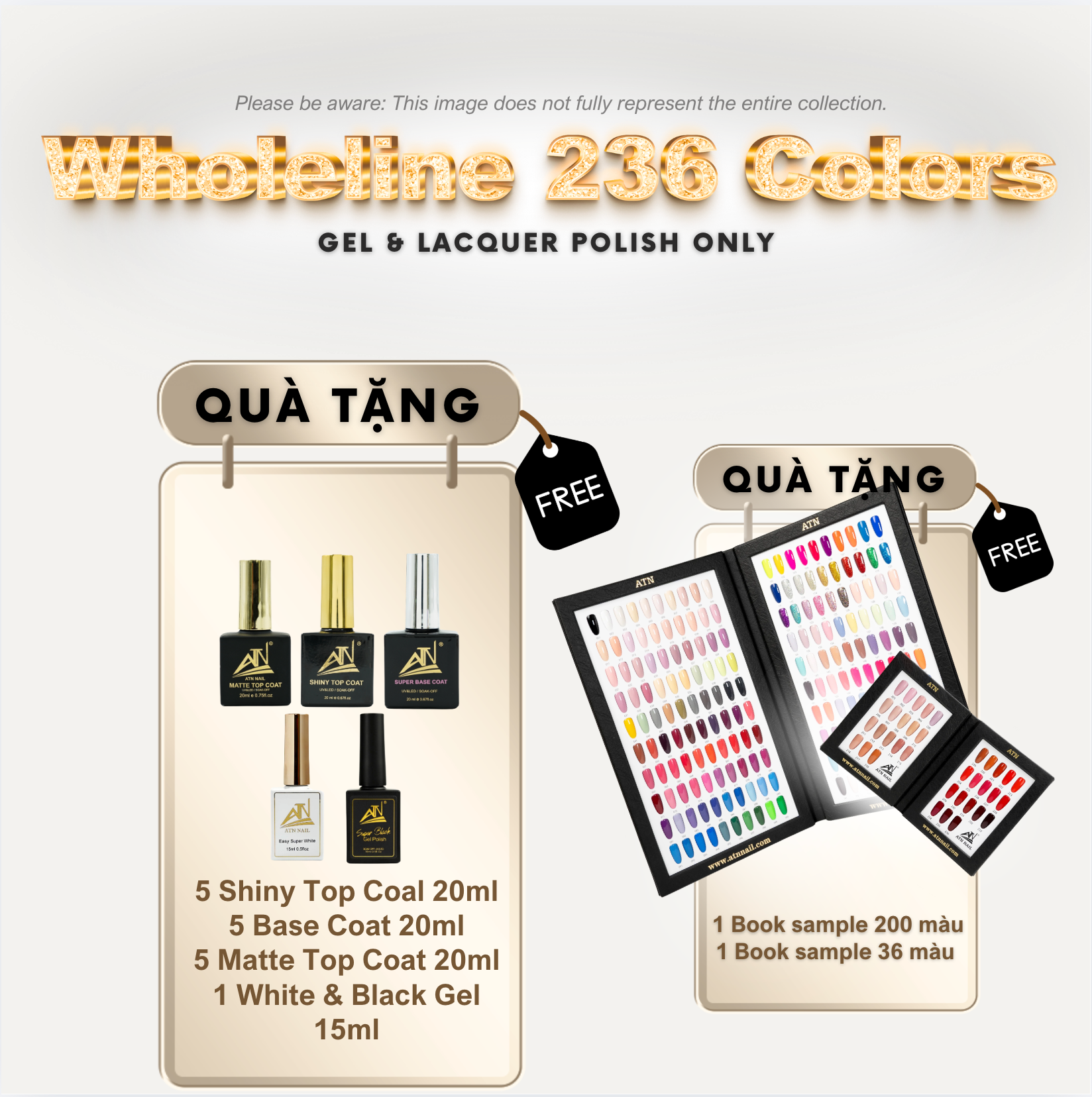 Whole Line 236 Colors - Gel & Lacquer Only