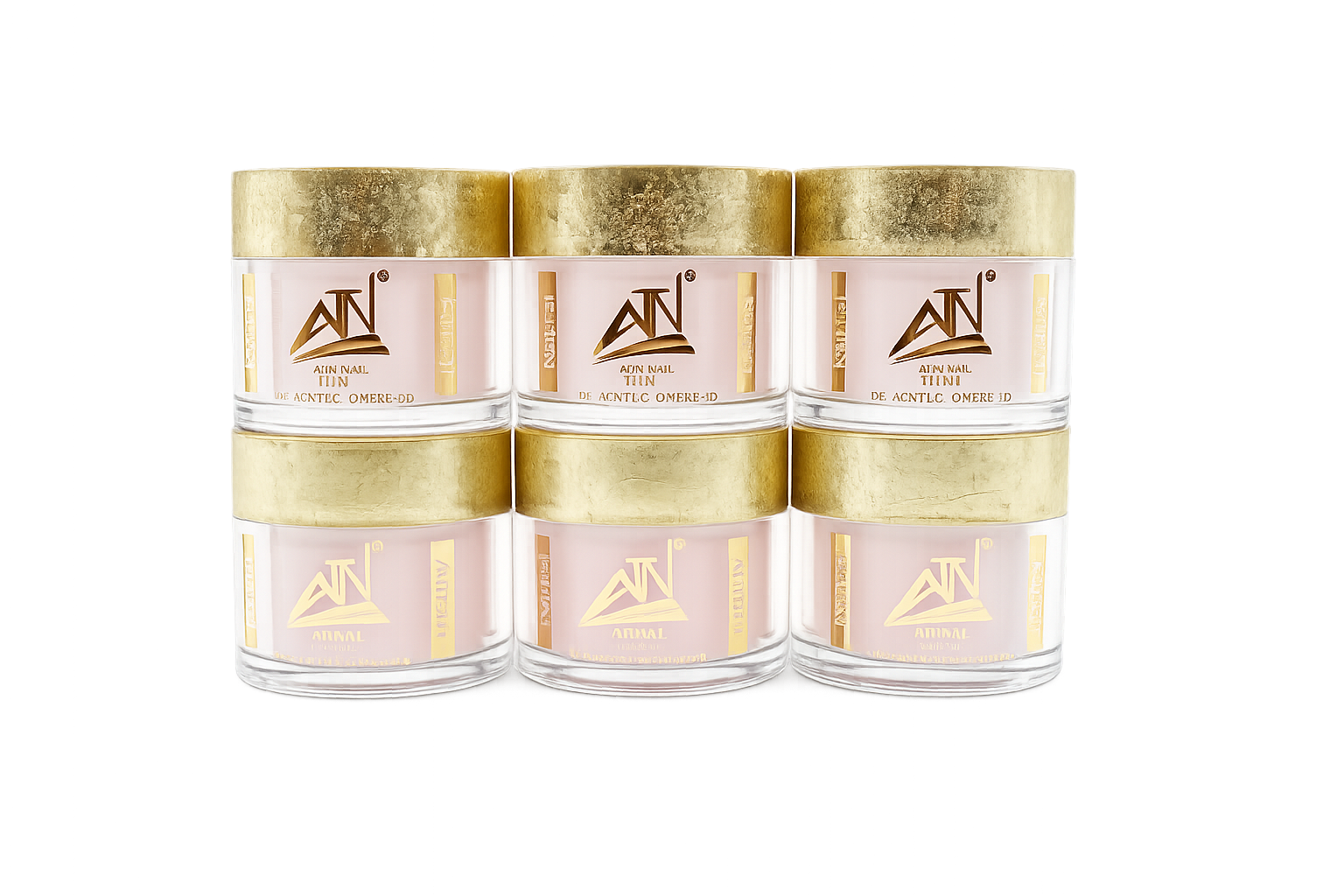 ATN Cafe De Blush Acrylic Powder - Set CF 6 Colors