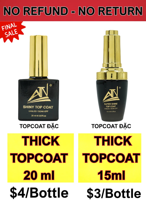 ATN Thick Topcoat - 15ml or 20ml