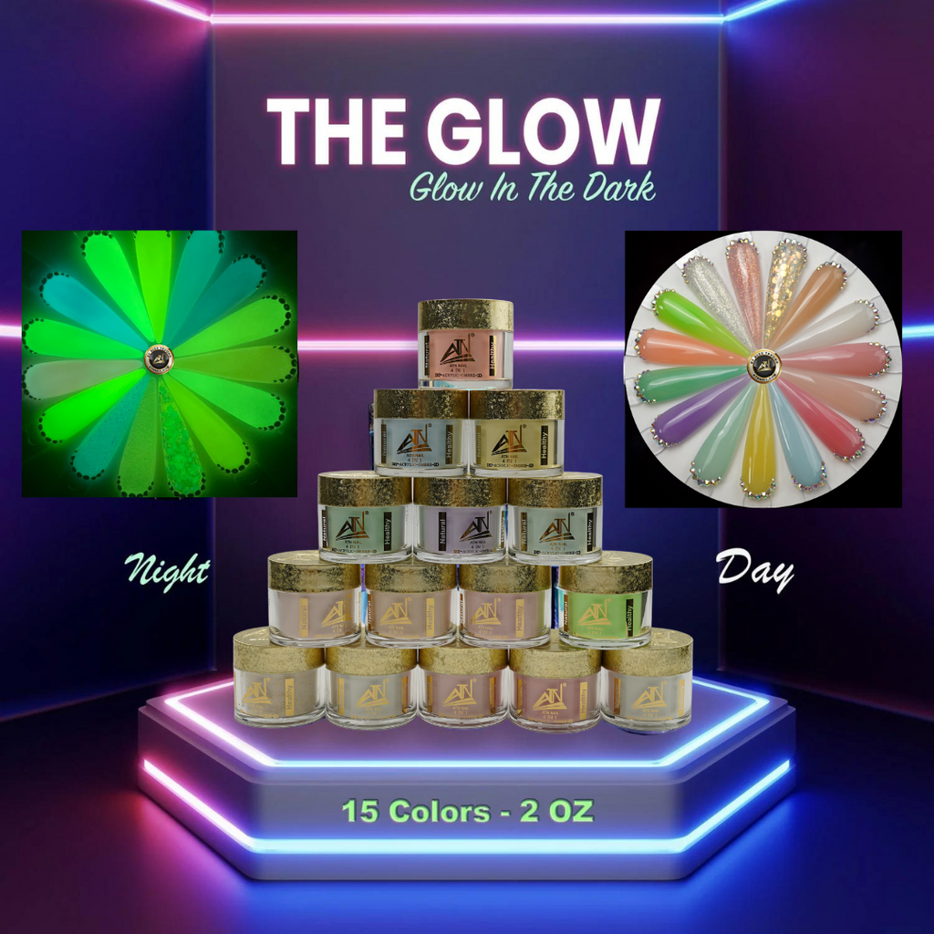 Neo Glo Glitter Glow in the Dark Collection - Powder #02 – Nitro Nails
