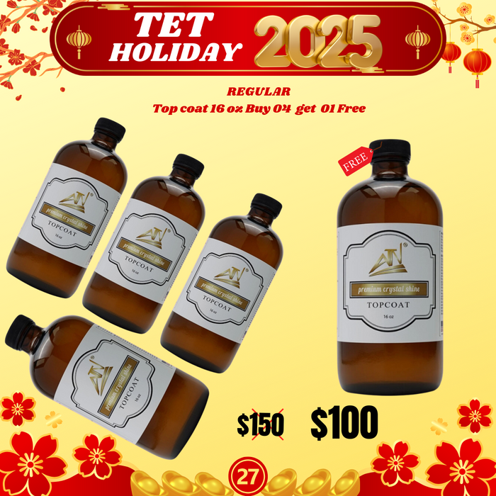 Tet Holiday 2025 - REGULAR Top coat 16 oz Buy 04 get 01 Free