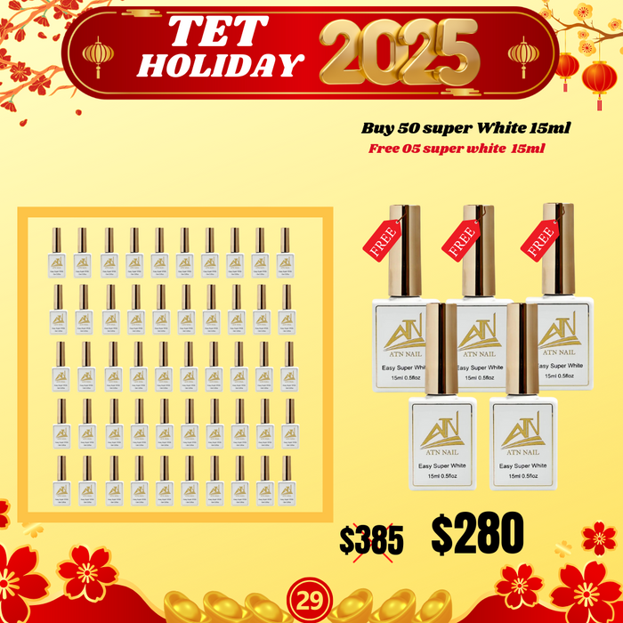 Tet Holliday 2025 -  Buy 50 super White 15ml Free 05 super white  15ml