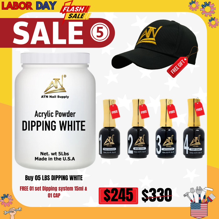 FS095 -  Buy Dipping White 5LBS Free 01 Dipping System & 01 ATN Cap