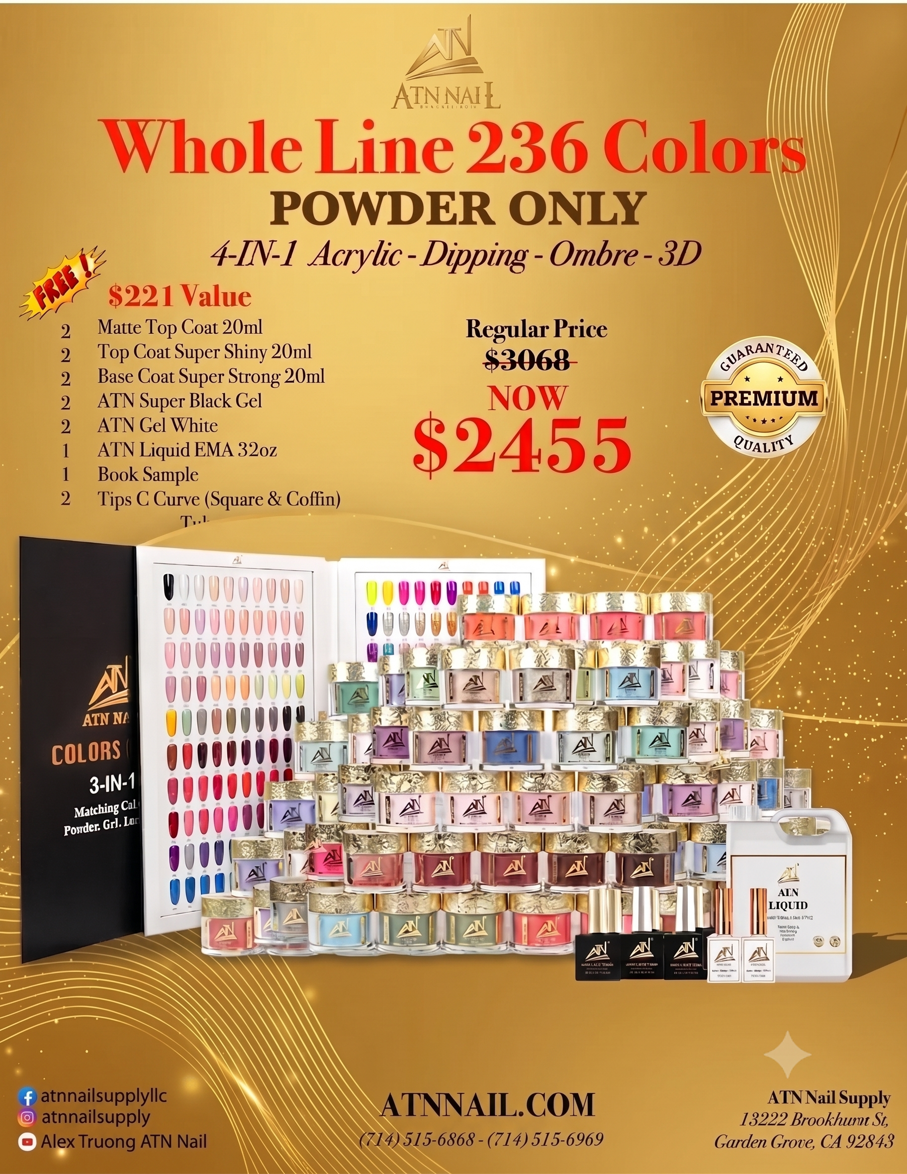 Whole Line 236 Colors – Powder Only