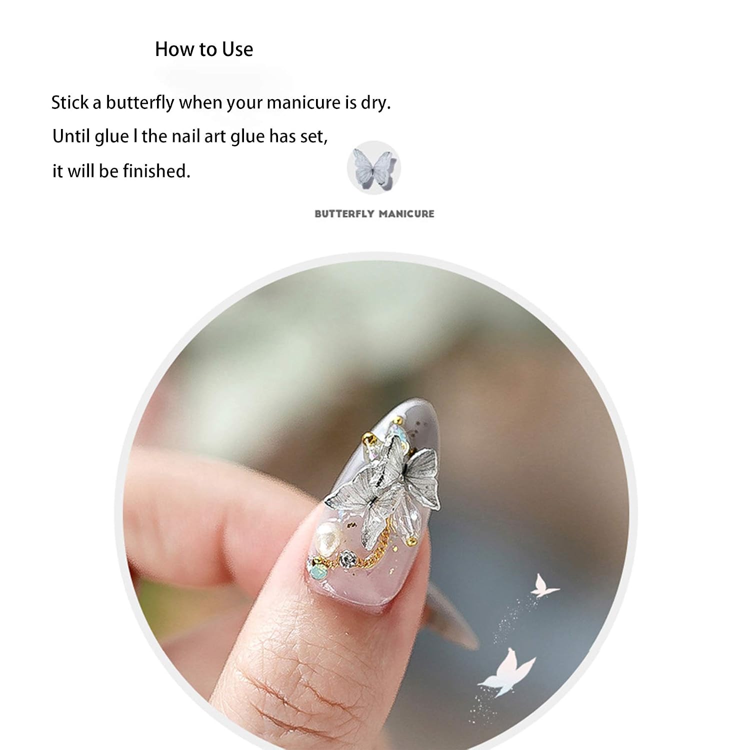Nail Art 3D Butterfly