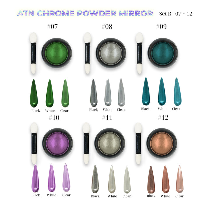 ATN CHROME - MIRROR 6PACK/SET