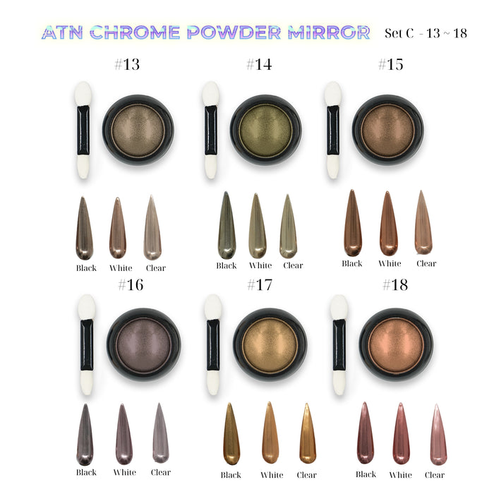 ATN CHROME - MIRROR 6PACK/SET