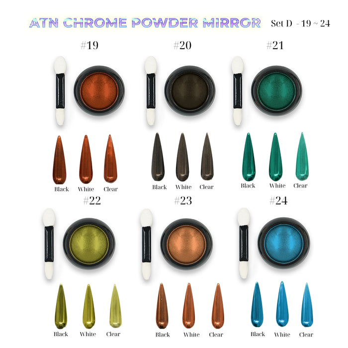 ATN CHROME - MIRROR 6PACK/SET