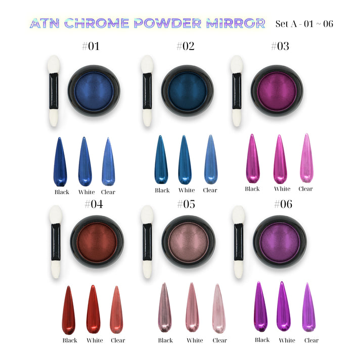 ATN CHROME - MIRROR 6PACK/SET