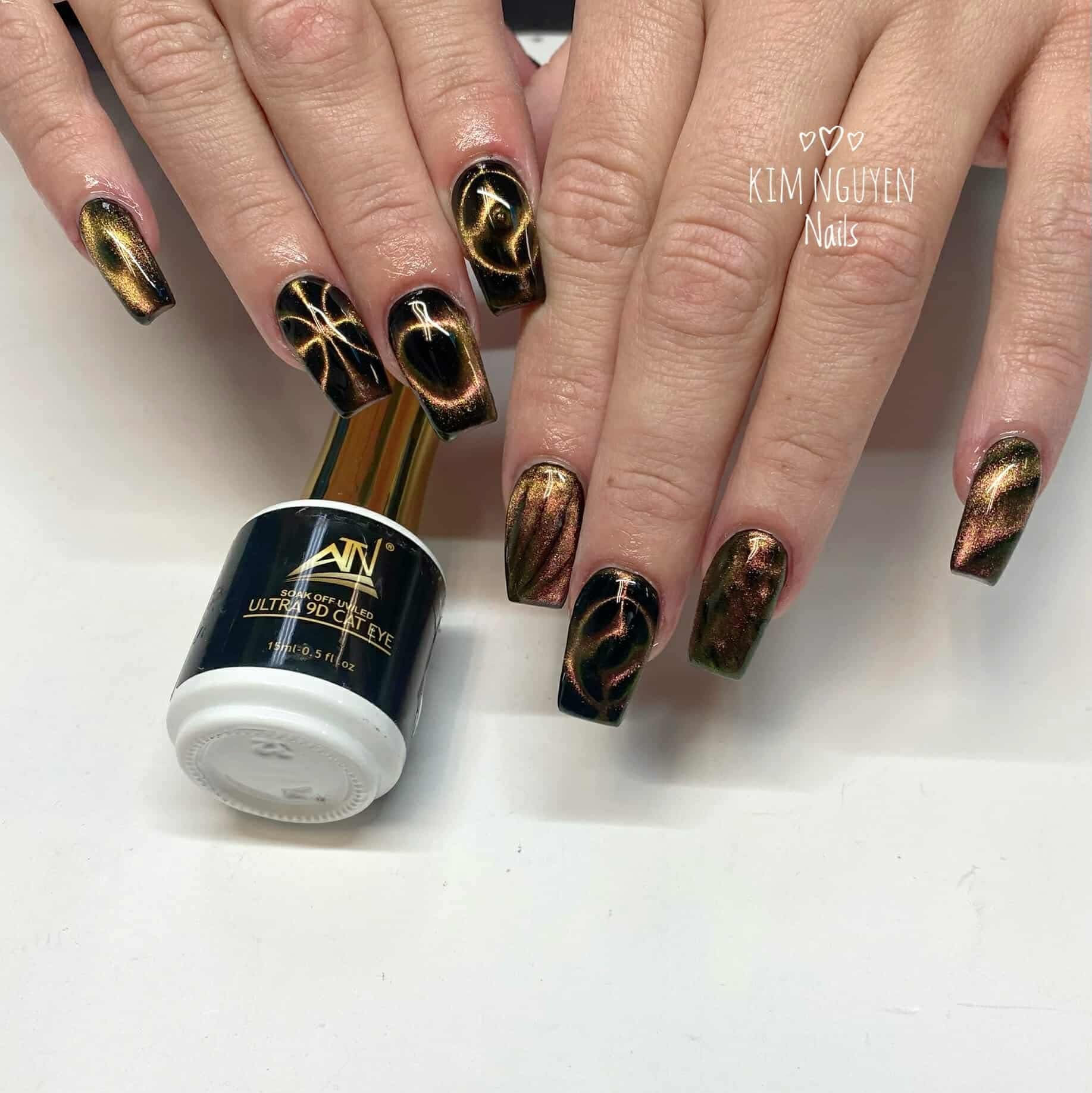 Sơn gel mắt mèo ATN ULTRA 9D 15 ml | Bộ 20 màu