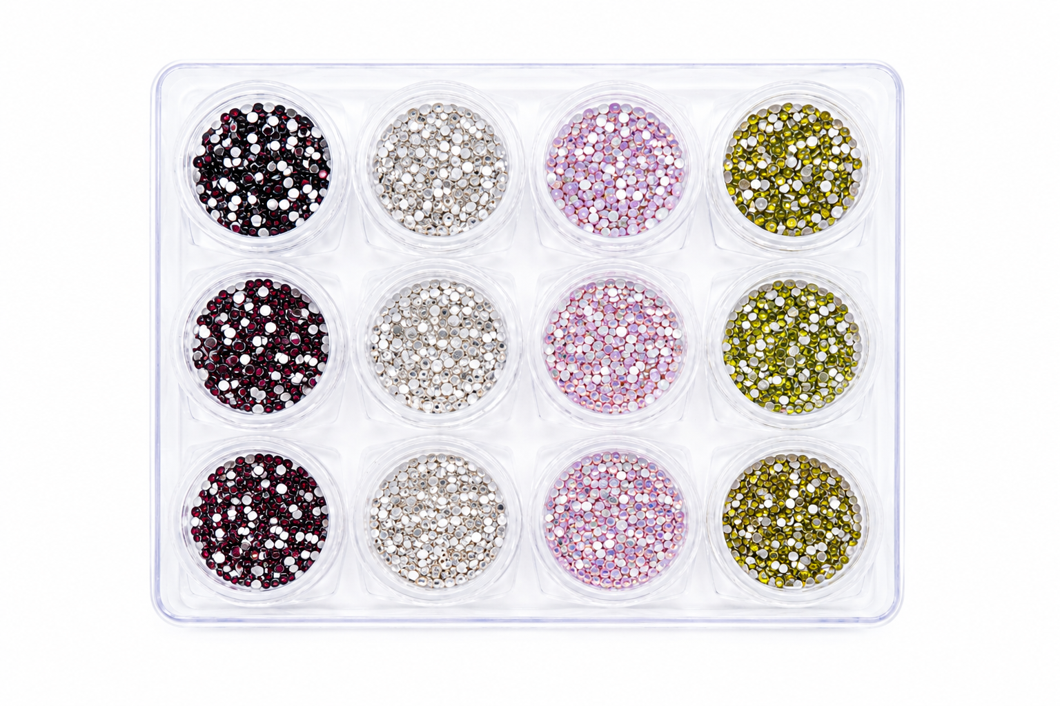 Flatback Rhinestones Mixed - Set 12 Box