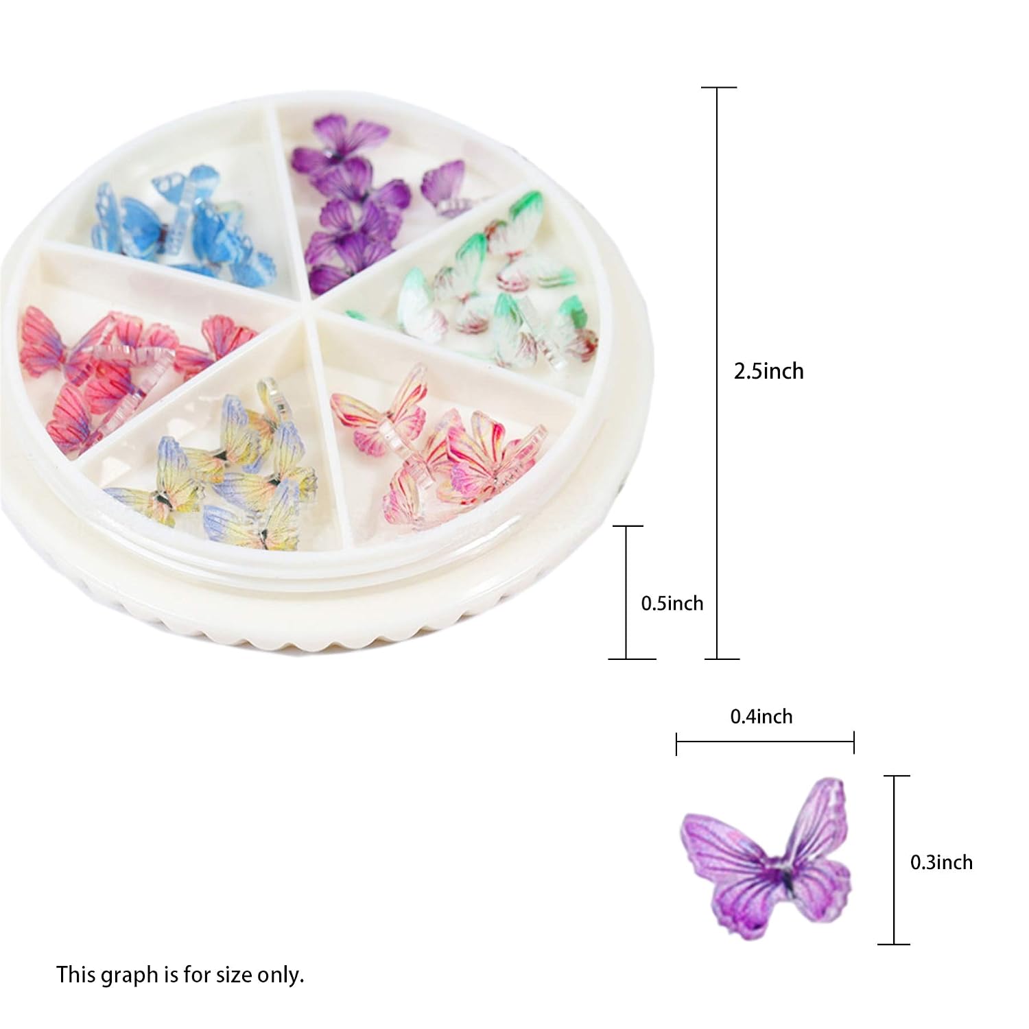Nail Art 3D Butterfly