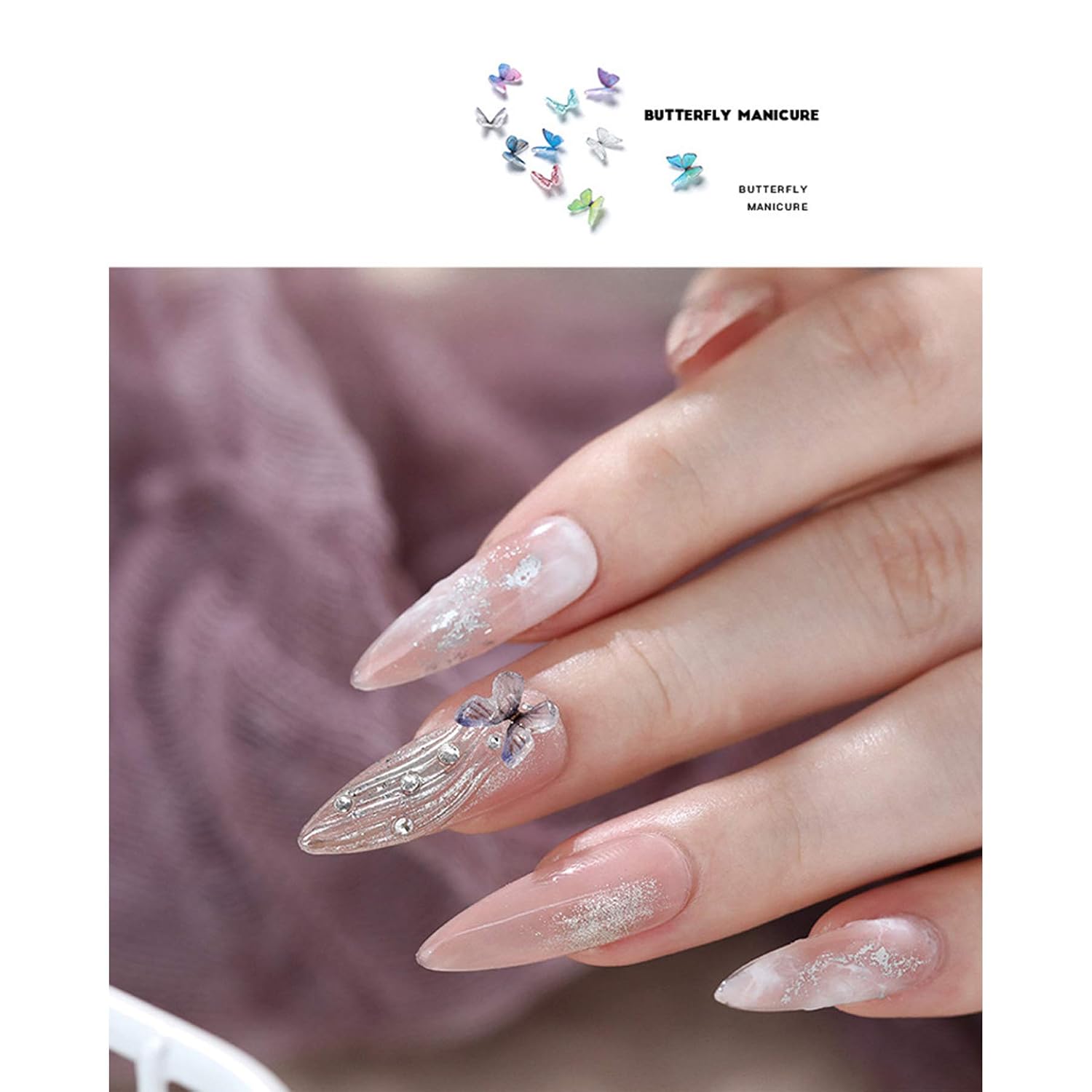 Nail Art 3D Butterfly