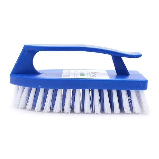 Handheld floor scrubbing brush