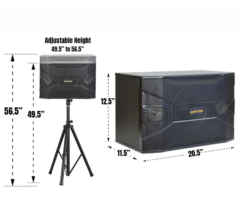 Ampyon KSX-10 Karaoke Speaker