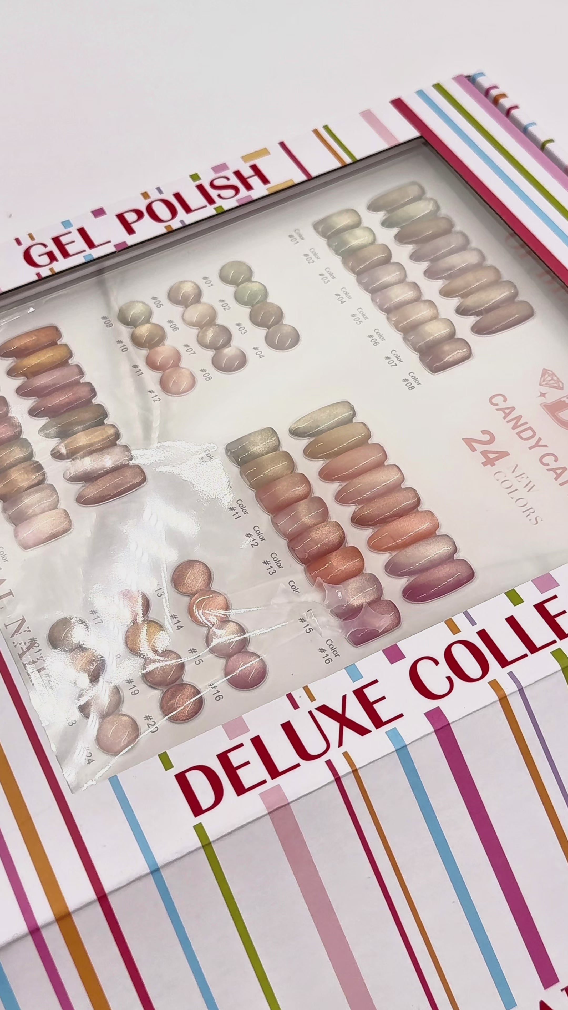 Candy Cat Eye Gel Polish  Set 24 Colors | DM Collection