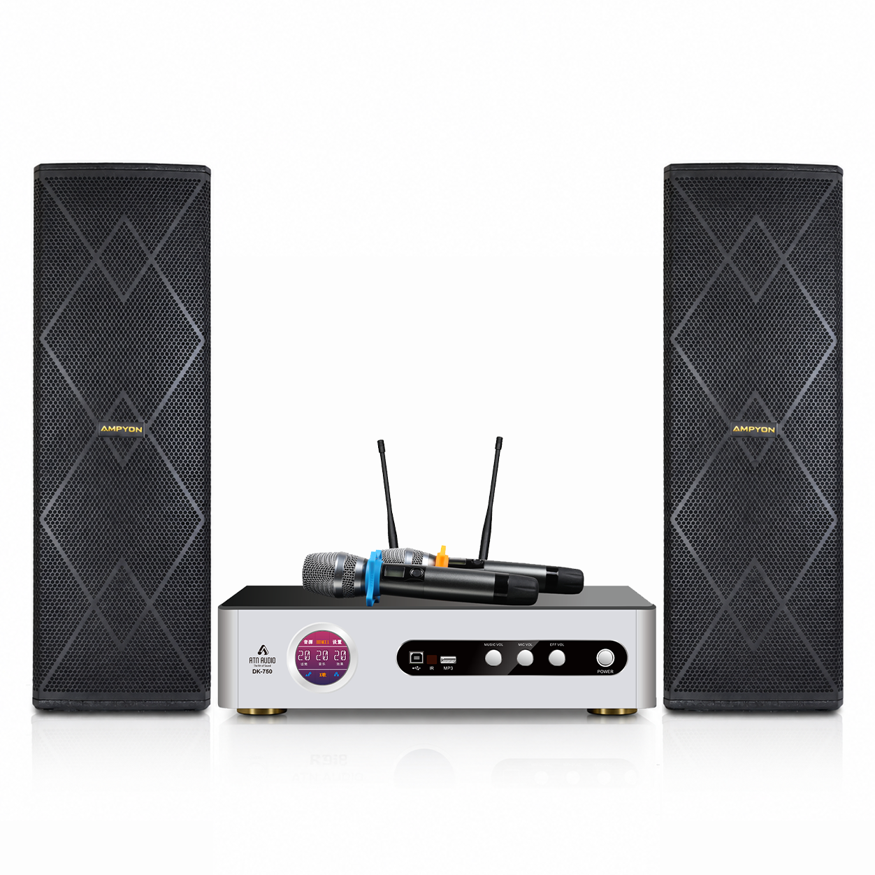 ATN DK-750 Amplifier + Ampyon LS-10EX Speakers
