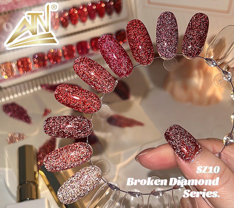 Disco Gel Polish - Set 9 Colors