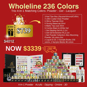 Whole Line 236 Colors – Trio 3 in 1 (Powder-Gel-Lacquer)