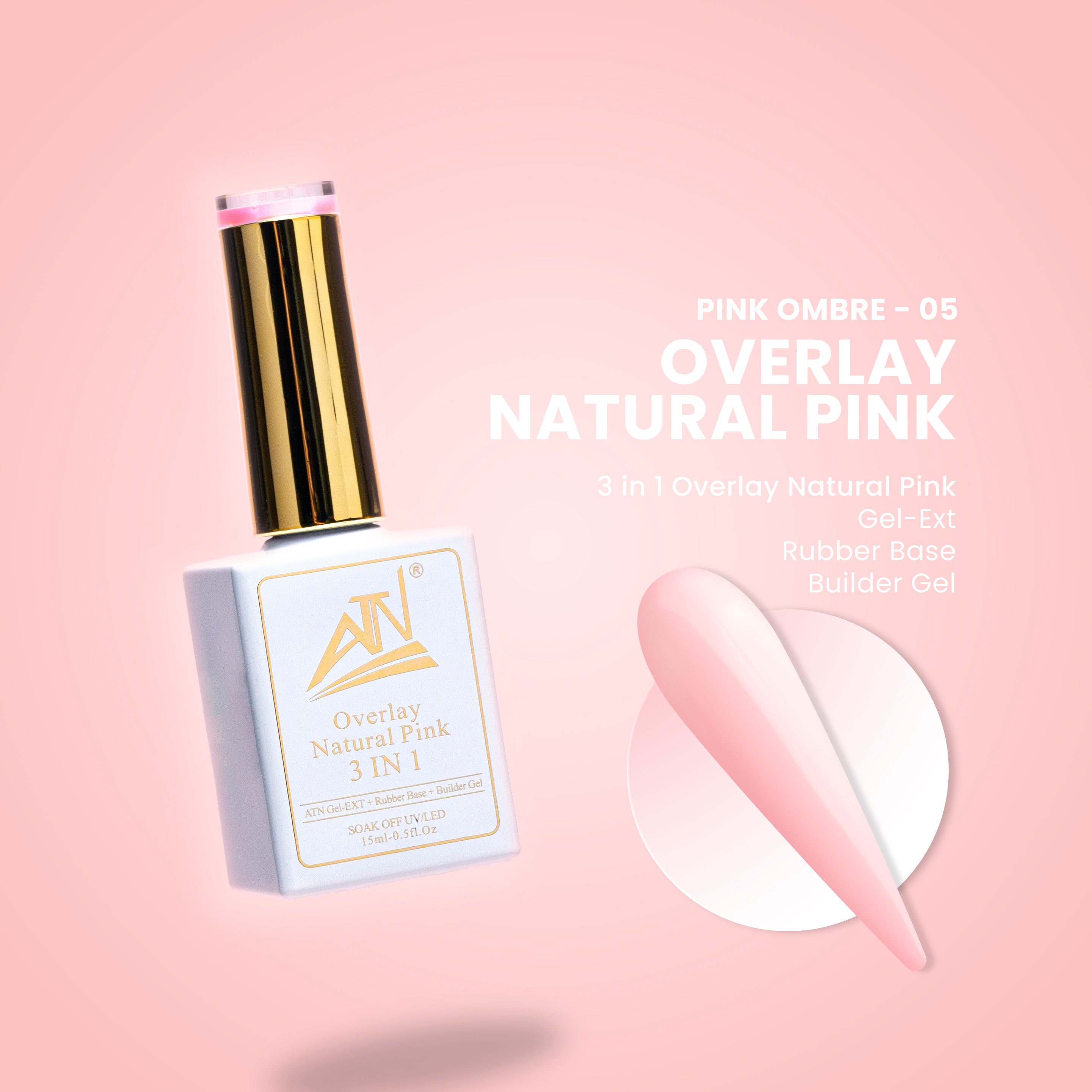 ATN Overlay Natural Pink 3 TRONG 1 - 14 Màu