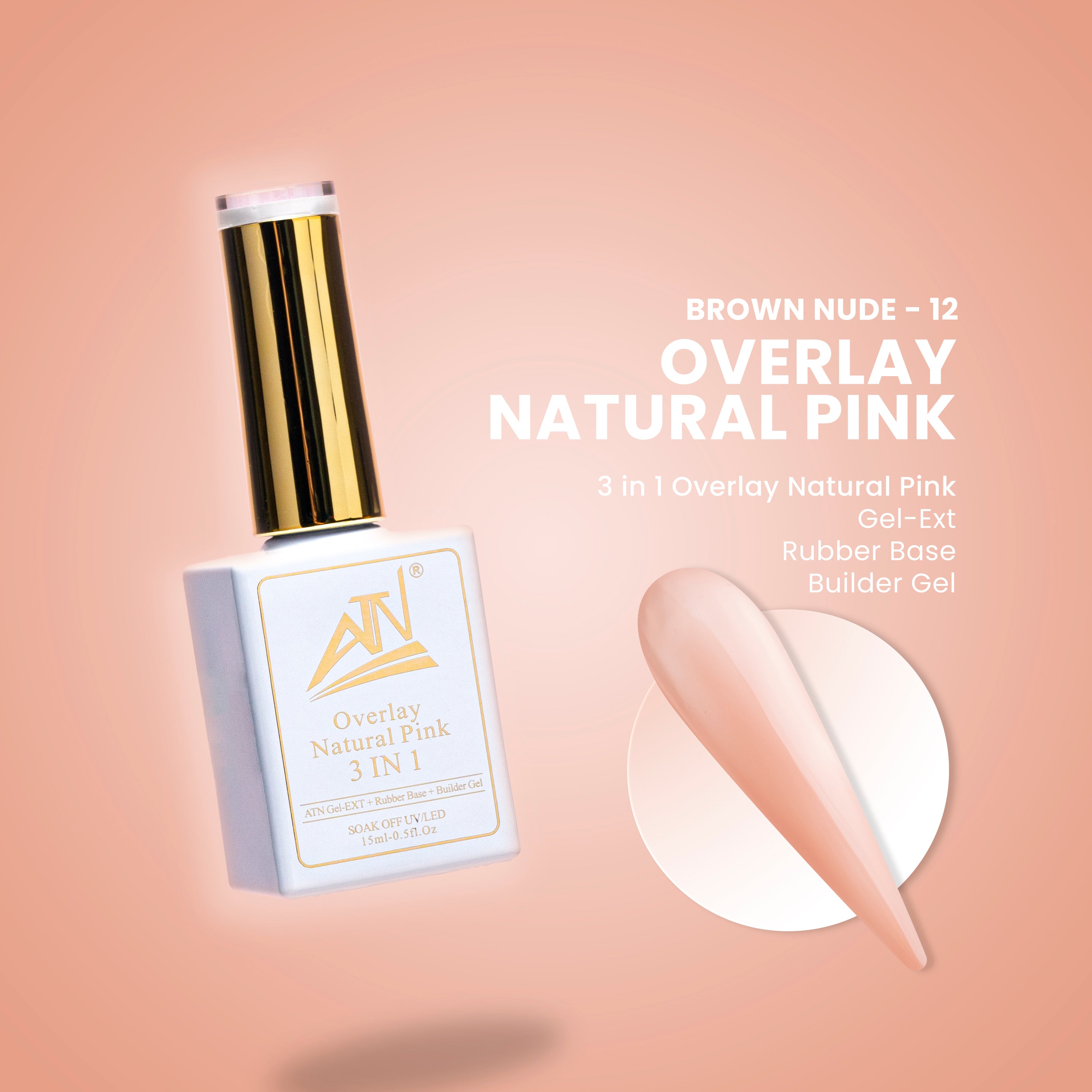 ATN Overlay Natural Pink 3 TRONG 1 - 14 Màu