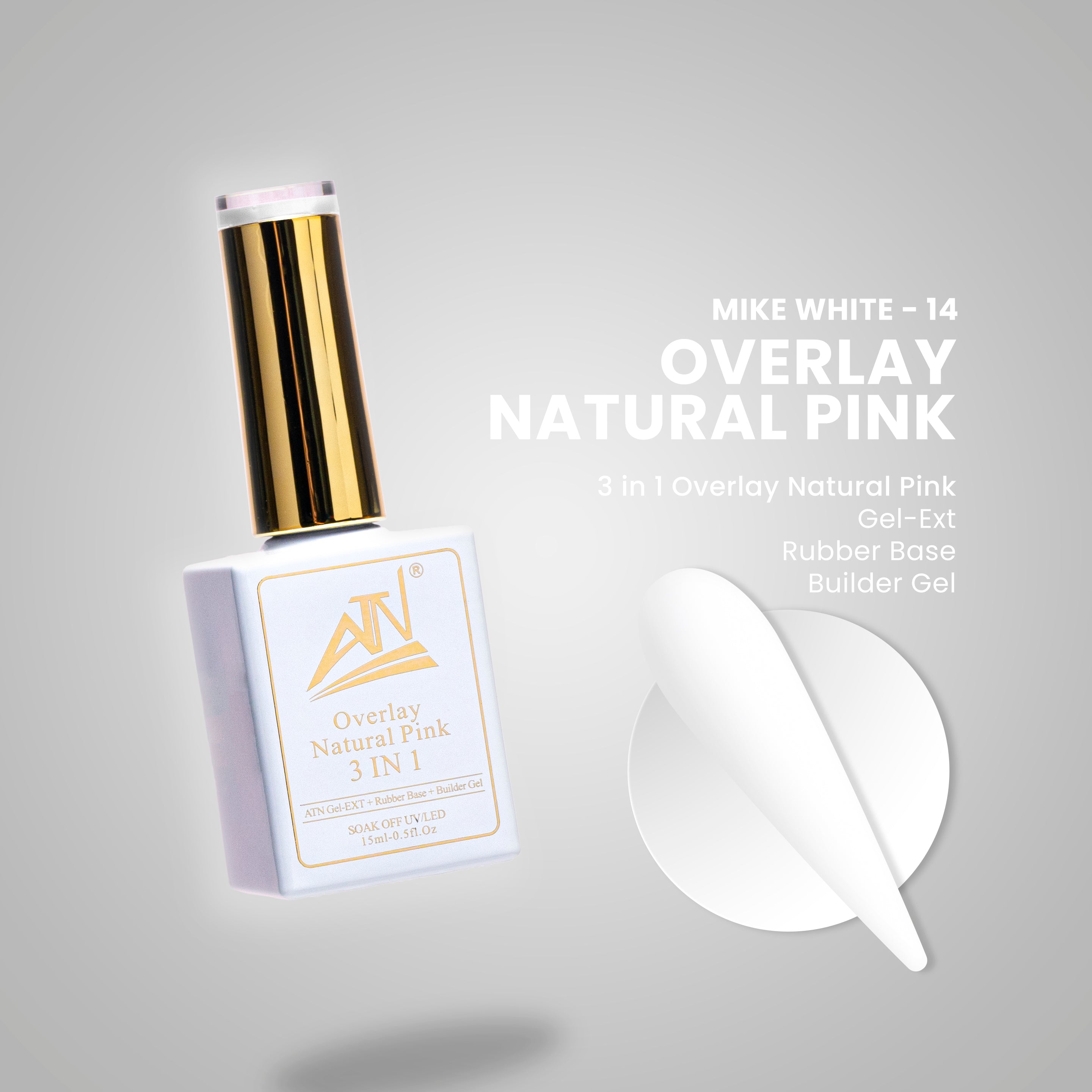 ATN Overlay Natural Pink 3 TRONG 1 - 14 Màu