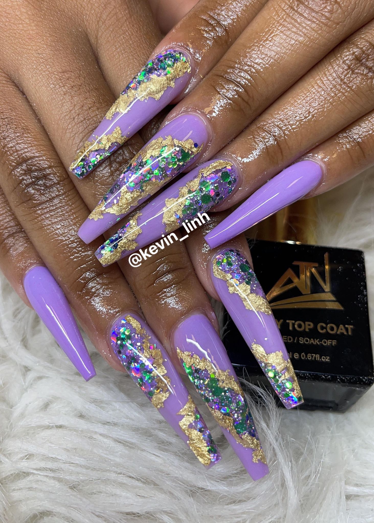 Foil Nails In Bottle